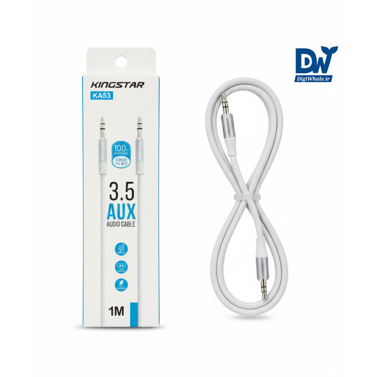 KINGSTAR KA53 3.5mm AUX Cable Fast Transmission Tangle-Free