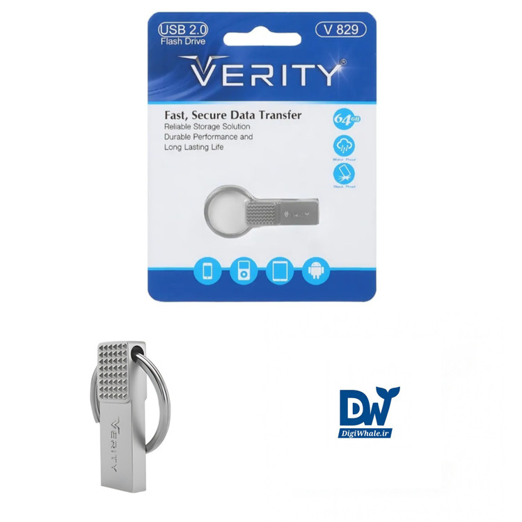 VERITY V829 USB Flash Drive – 64GB, Fast & Secure Data Transfer