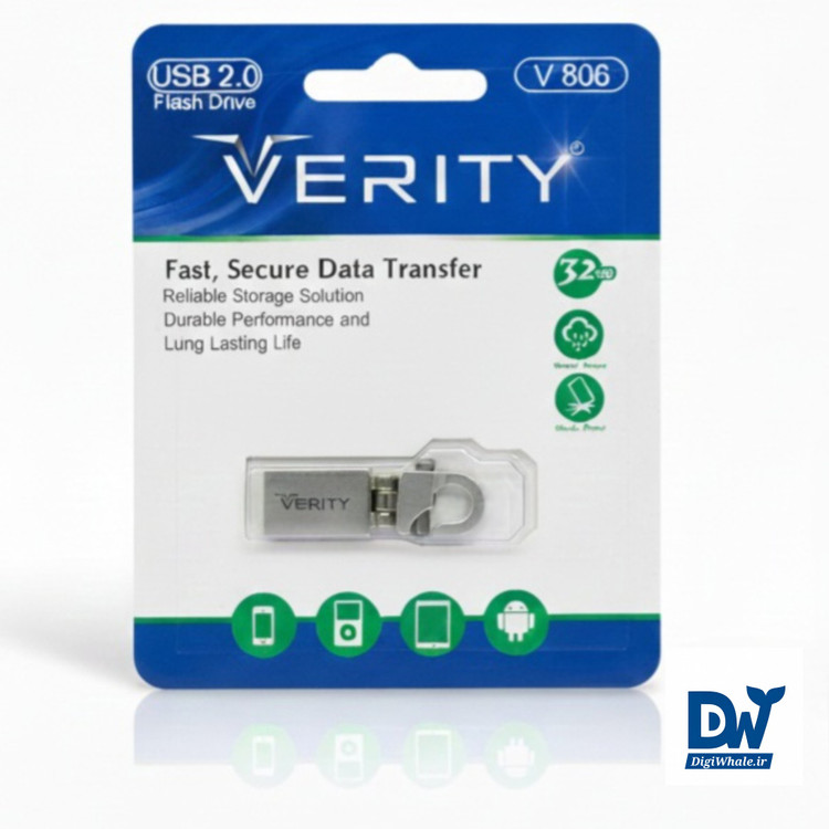 VERITY V806 USB Flash Drive – 32GB, Fast & Secure Data Transfer