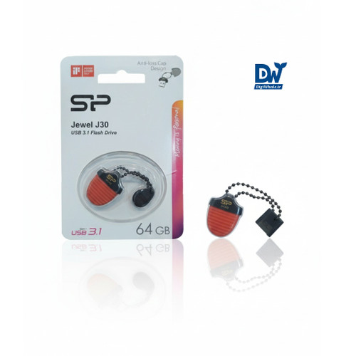 SP Jewel J30 64GB USB 3.1 Flash Drive – Anti-loss Cap Design