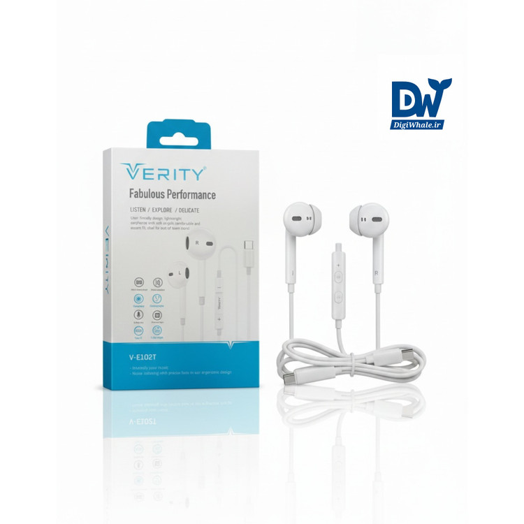 VERITY V-E102T In-Ear Earphones – HD-FI Stereo Sound with Precision Bass