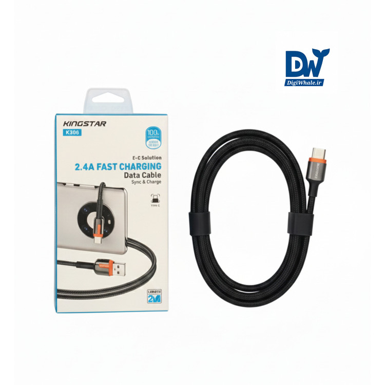 KINGSTAR K306 Type-C Data Cable – 2.4A Fast Charging