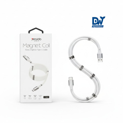 Yesido CA-61 Magnetic Type-C Cable – 2.4A Fast Charge