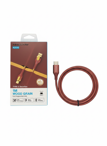 کابل شارژ سریع 30 وات کینگاستار KINGSTAR K217C تایپ C