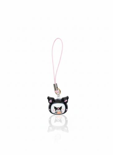 آویز موبایل فانتزی طرح شخصیت کرومی (Kuromi) ایستاده