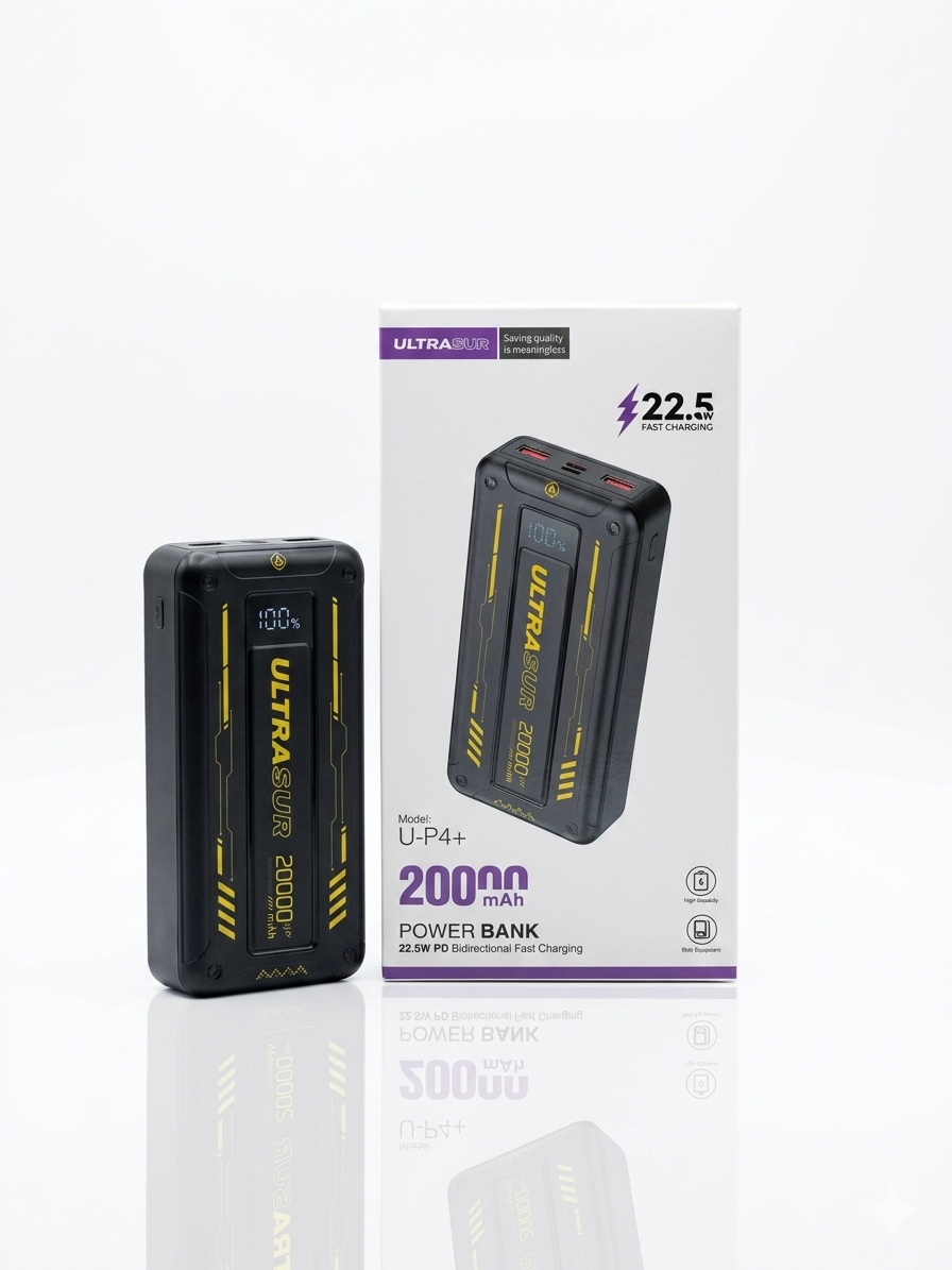 پاوربانک ۲0 هزار ULTRASUR مدل U-P4