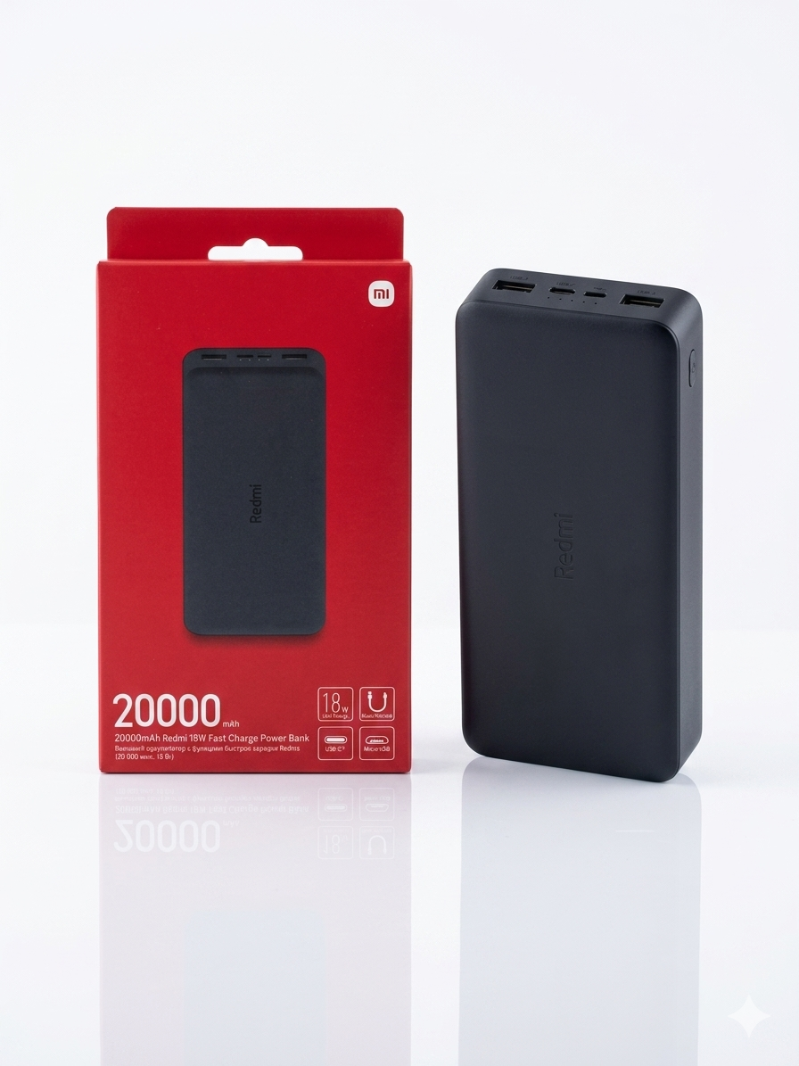 پاوربانک 20000 شیائومی 18W فست شارژ