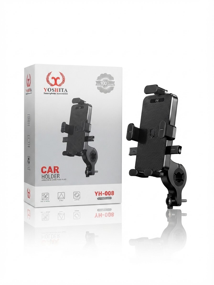 هولدر گوشی موبایل دوچرخه و موتور سیکلت یوشیتا مدل YH-008